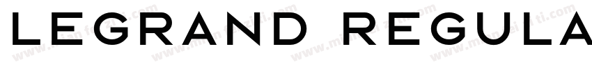 Legrand Regular字体转换